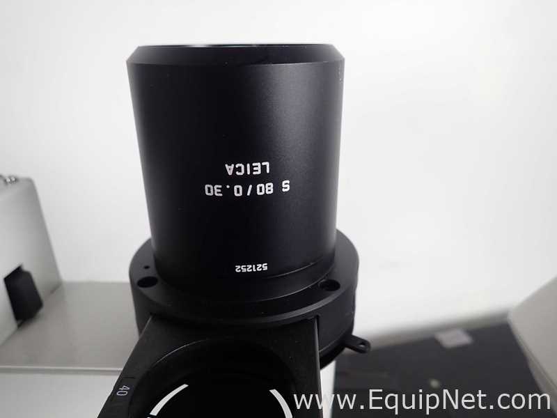 Leica DMIL LED Inverted Microscope with Extec High Intensity Fiber Optic Illuminator