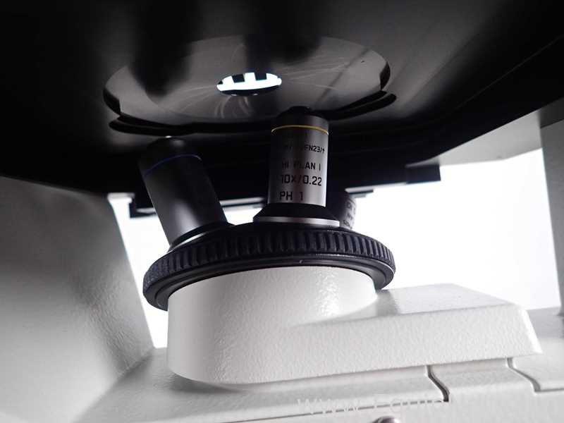 Leica DMIL LED Inverted Microscope with Extec High Intensity Fiber Optic Illuminator