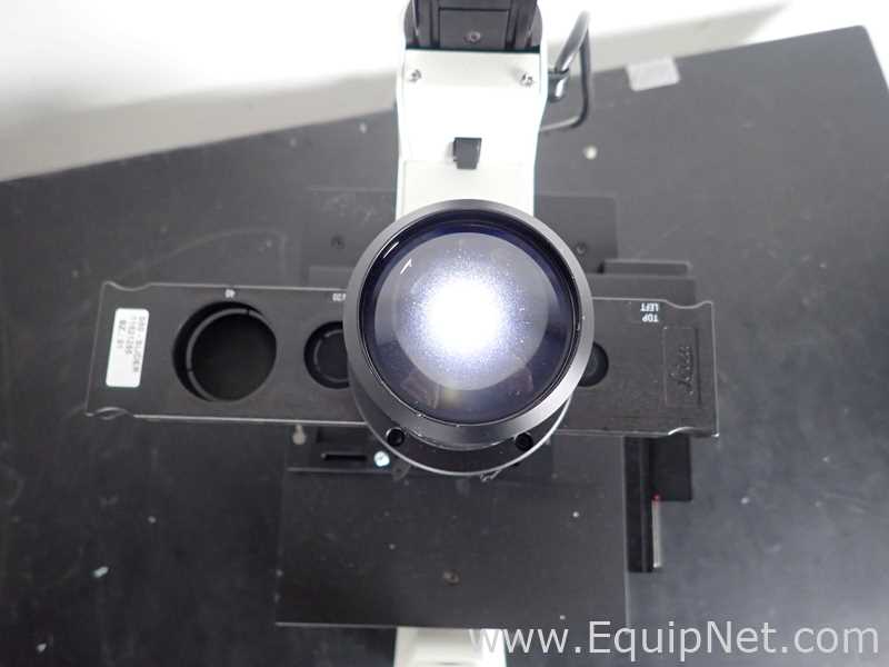 Leica DMIL LED Inverted Microscope with Extec High Intensity Fiber Optic Illuminator