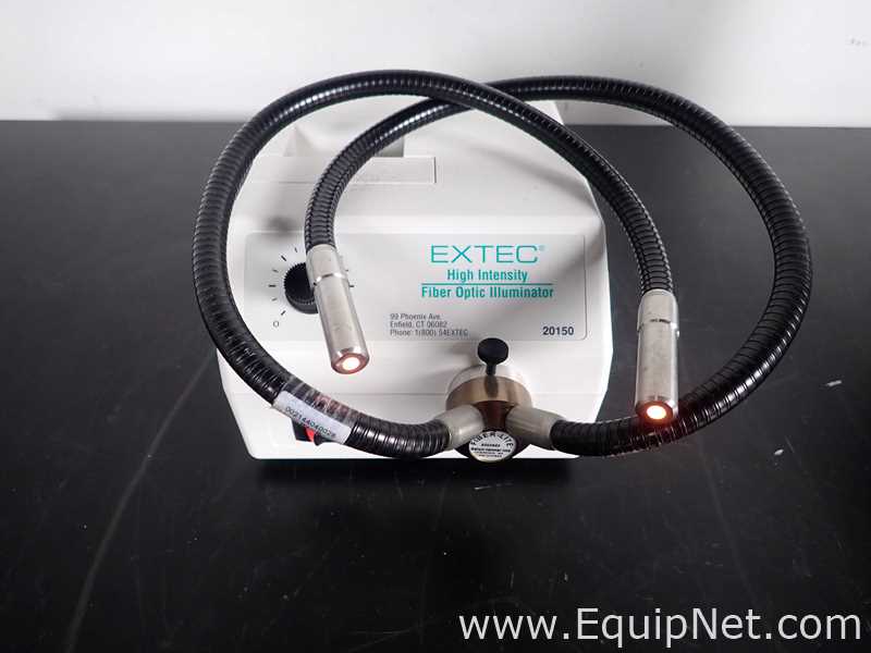 Leica DMIL LED Inverted Microscope with Extec High Intensity Fiber Optic Illuminator