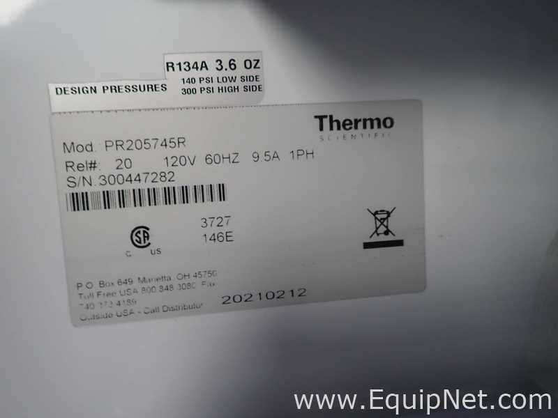 Incubadora Thermo Scientific PR205745R. Sin usar