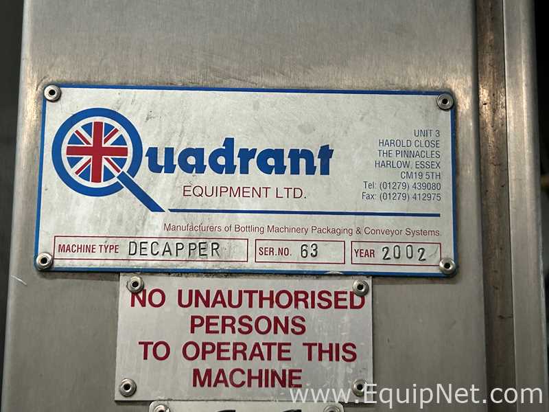 Línea de Lavadora de Botellas Quadrant Equipment LTD 800BPH  - 19ltr complete line