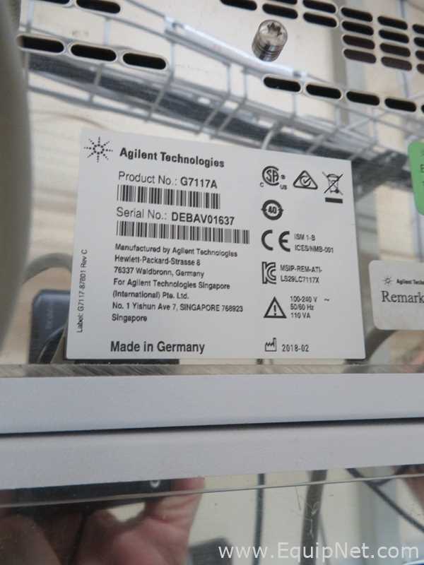 Sistema HPLC Agilent Technologies 1260 Infinity II