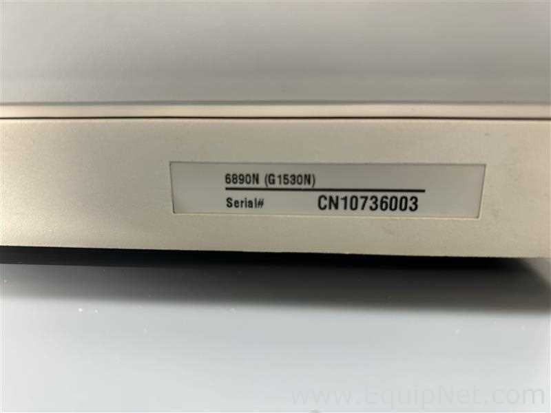 Cromatógrafo de Gas CG Agilent Technologies 6890N