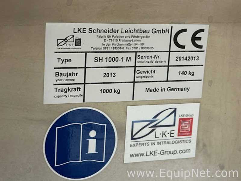 Patín / Transpaletas LKE Schneider Leichtbau GmbH Requisitos de aire 1000 KGS
