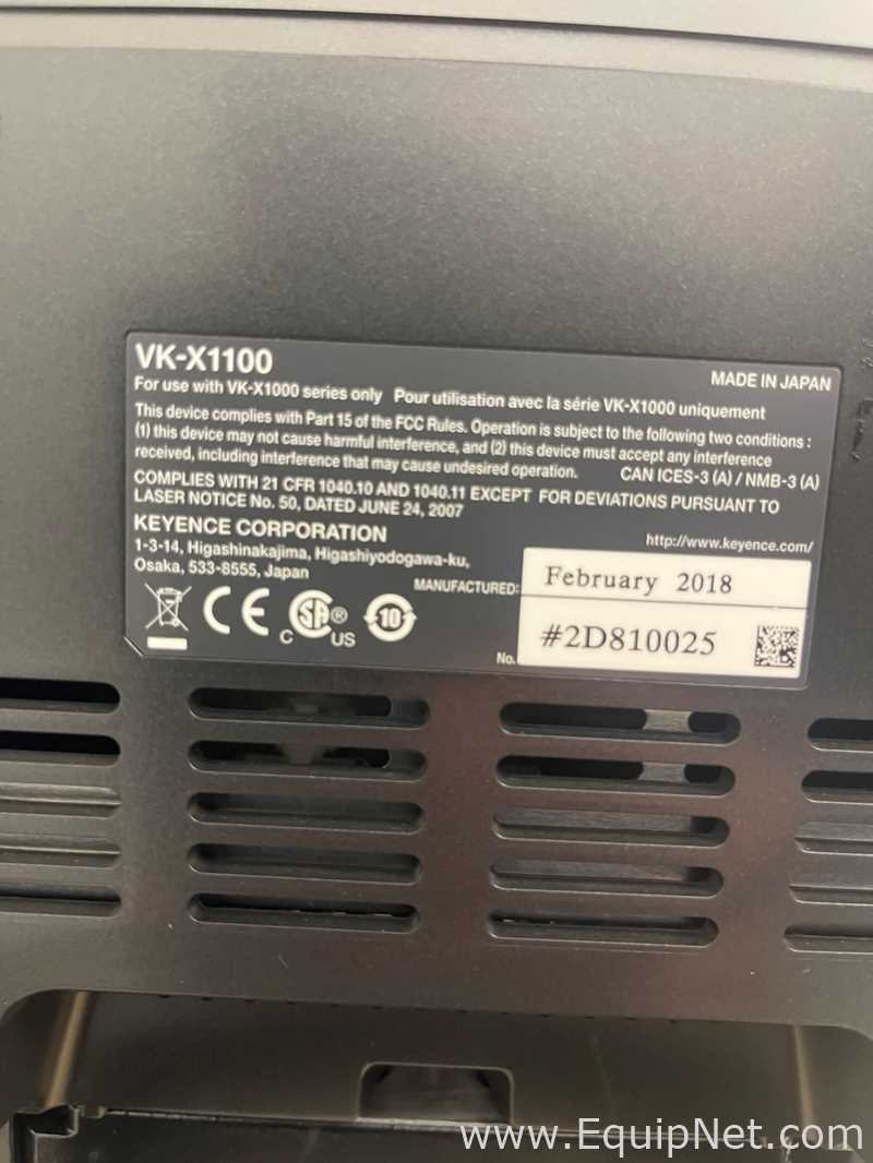 Microscopio Keyence Corporation VK-X1100