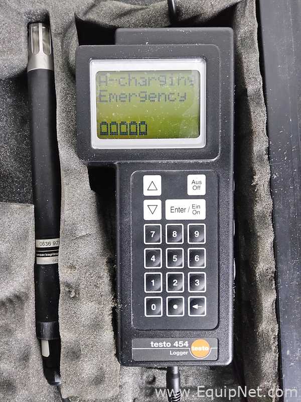 Testo 454 Data Logger