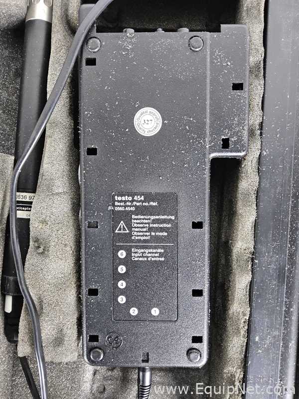 Testo 454 Data Logger