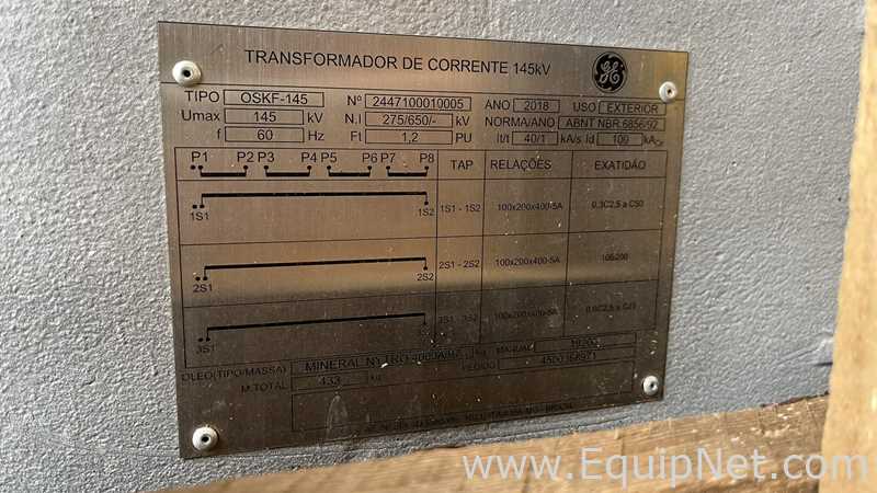Set of GE OSKF-145 Current Transformers