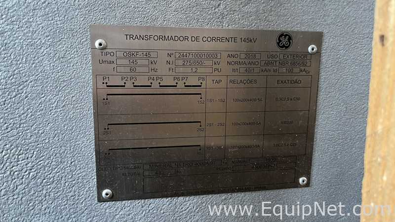 Set of GE OSKF-145 Current Transformers