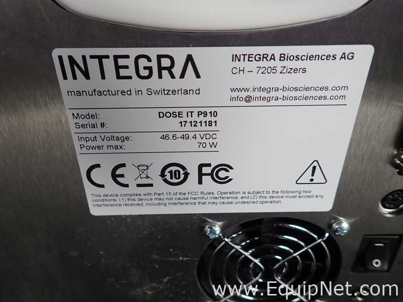 Bomba Peristáltica Integra Biosciences Dose It P910