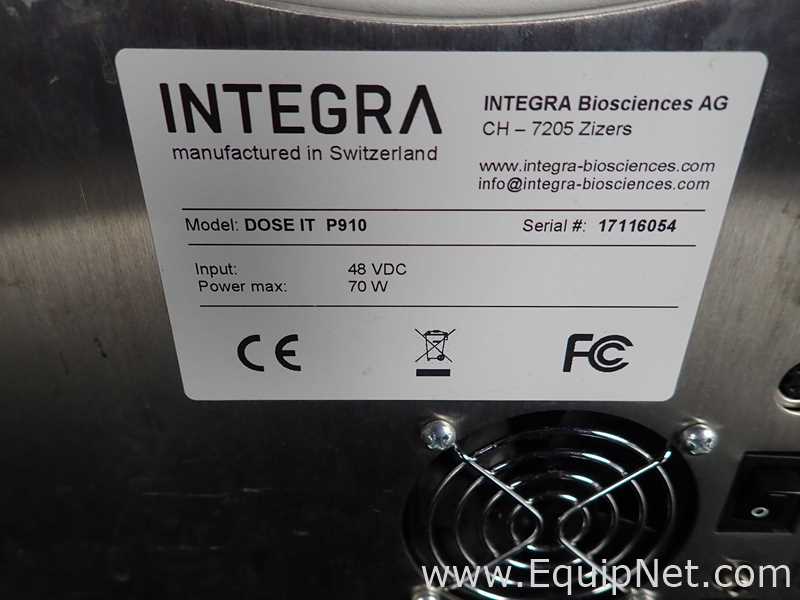 Integra Biosciences Dose It P910 Peristaltic Pump