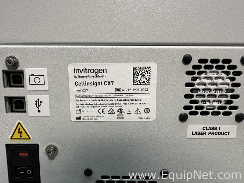 Analisador Thermo Scientific CellInsight CX7 Laser