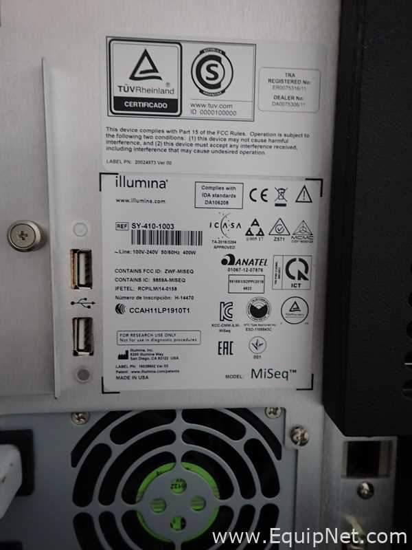 Illumina MiSeq 2 Sequencer