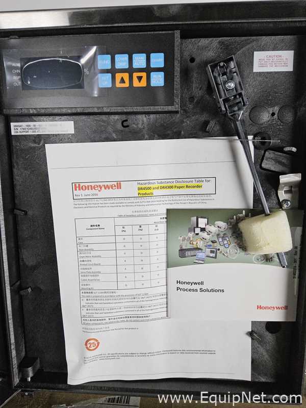 Unused Lot of 3 Honeywell Truline DR4500 Chart Recorders