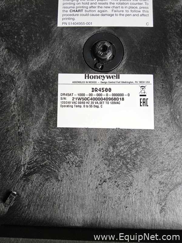 Unused Lot of 3 Honeywell Truline DR4500 Chart Recorders
