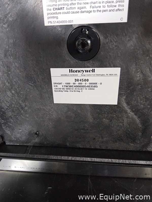 Unused Lot of 3  Honeywell Truline DR4500 Chart Recorders