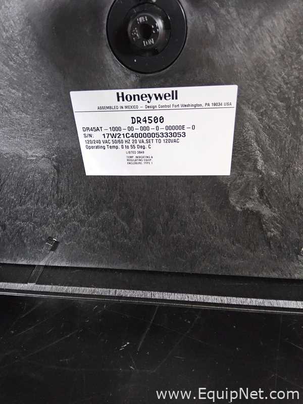 Línea de Registrador de Gráficos Honeywell DR4500. Sin usar