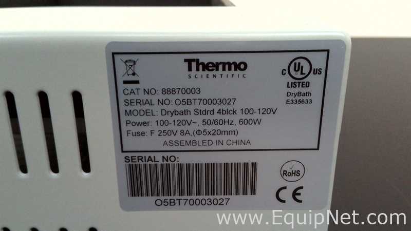 Lote de  Baño Seco / Bloque Caliente Thermo Scientific 