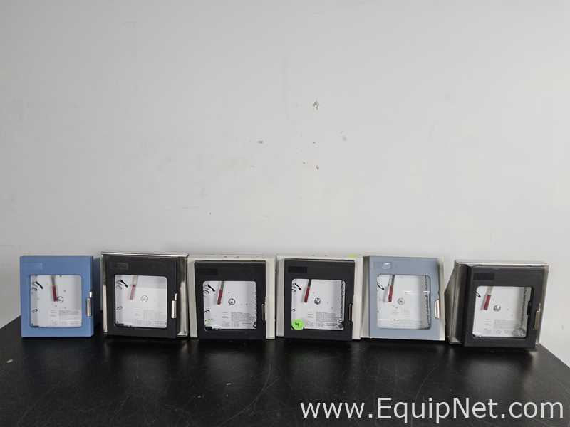 Lot of 6 Cobex C-901 Chart Recorders