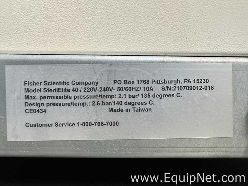 Esterilizador Fisherbrand SterilElite 40