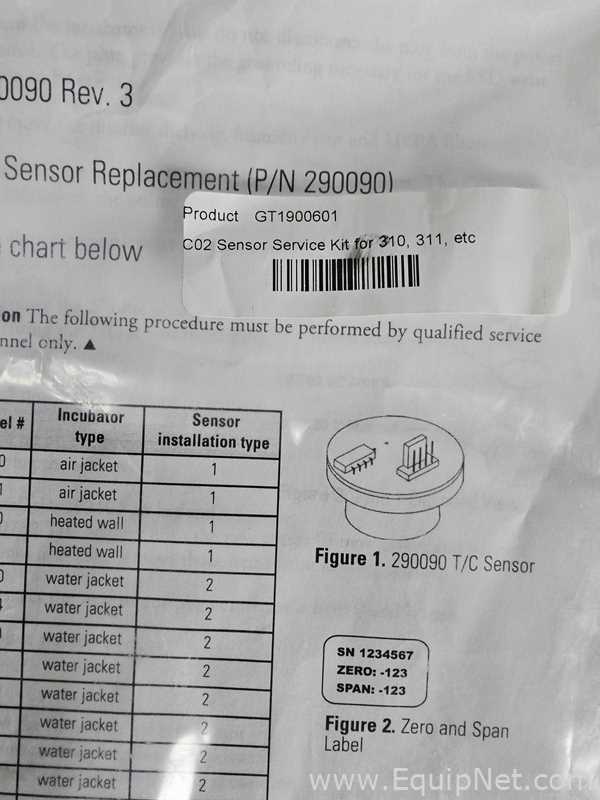 Lot of 4 Thermo Fisher 290090 T/C Sensor Replacements