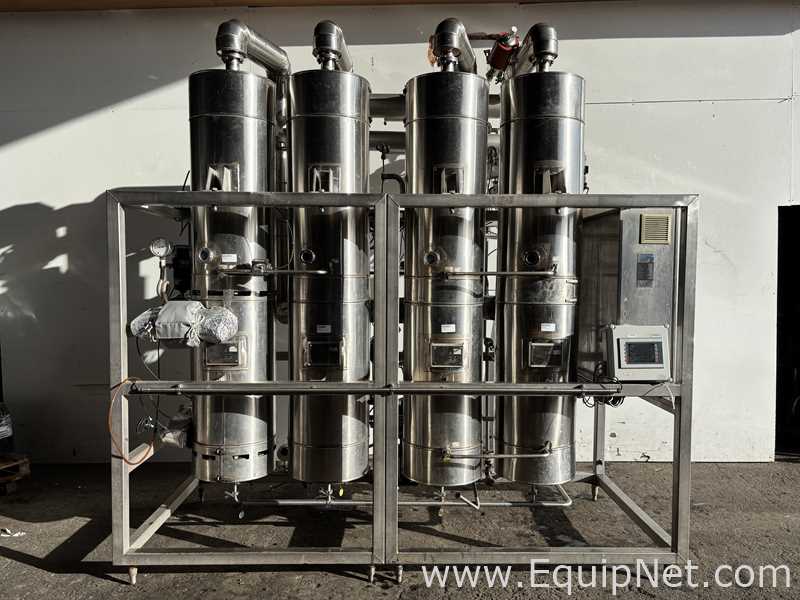 Pharmatec GmbH 500-S4 Stainless Steel Multistage Pressure Column Distillation Unit