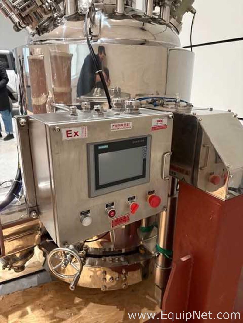 Unused TOPTION DN800 Agitated Nutsche Filter Dryer 0.5 Sq. Meter, 316L Stainless Steel