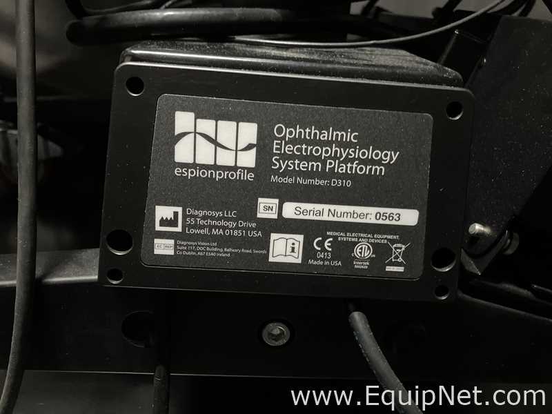 Diagnosys LLC D310 Espion Red profile System ERG