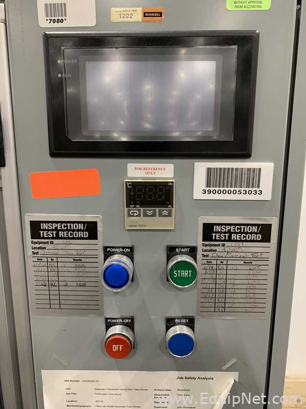 Hibar Systems Laboratory Separator Winding System
