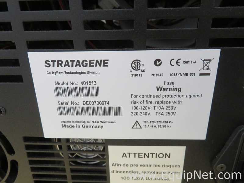 PCR e Termociclador Agilent Technologies Stratagene Mx3005P