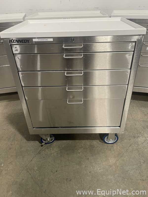 Lot of 4 Kennedy 5 Drawer Toolbox