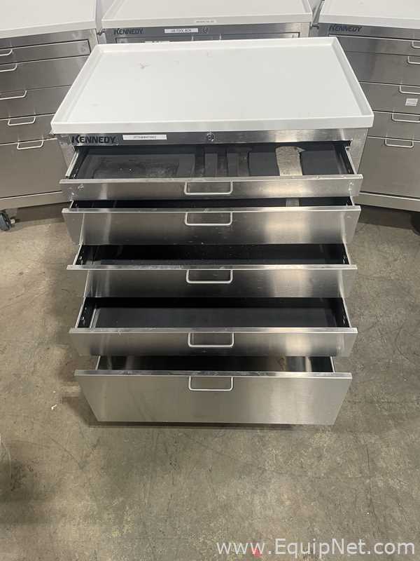 Lot of 4 Kennedy 5 Drawer Toolbox