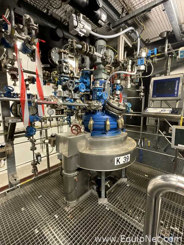 Pfaudler-Werke GmbH 100 Litre Glass Lined Jacketed Vacuum Rated Reactor