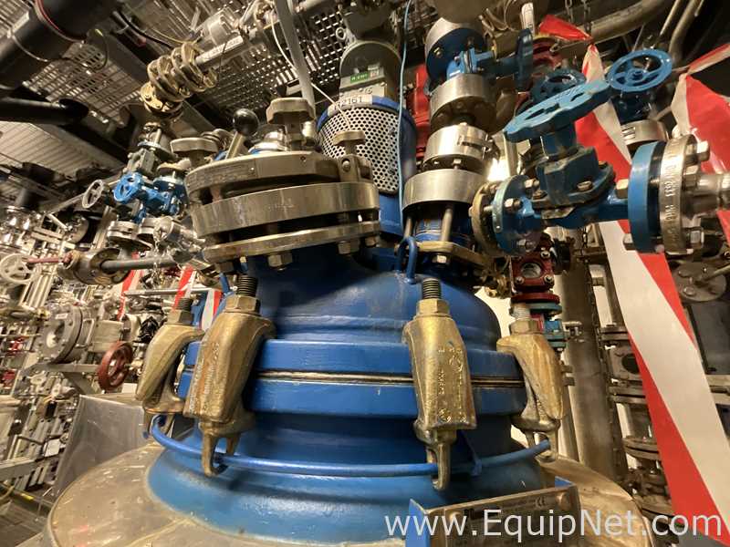Pfaudler-Werke GmbH 100 Litre Glass Lined Jacketed Vacuum Rated Reactor