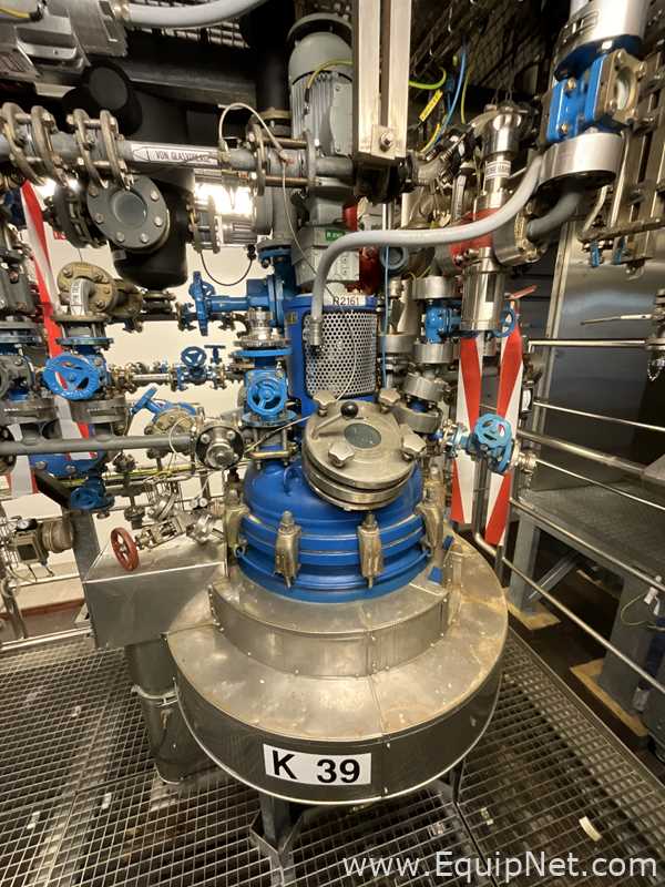 Pfaudler-Werke GmbH 100 Litre Glass Lined Jacketed Vacuum Rated Reactor