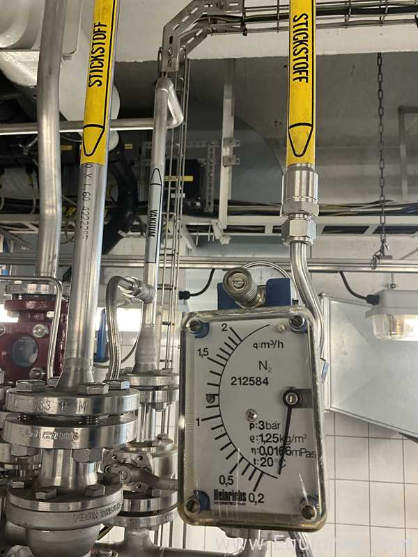 F. Gruber GmbH 170 Litre Stainless Steel Vacuum Rated Mixing Vessel