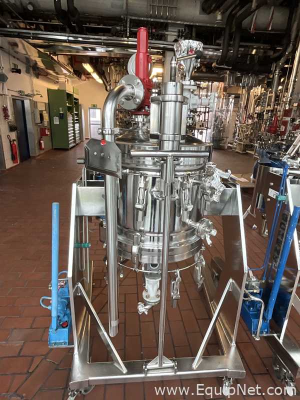 Seitz Schenk GmbH ESF600/125 125 Litre Hastelloy Mobile Vacuum Rated Jacketed Filter Vessel