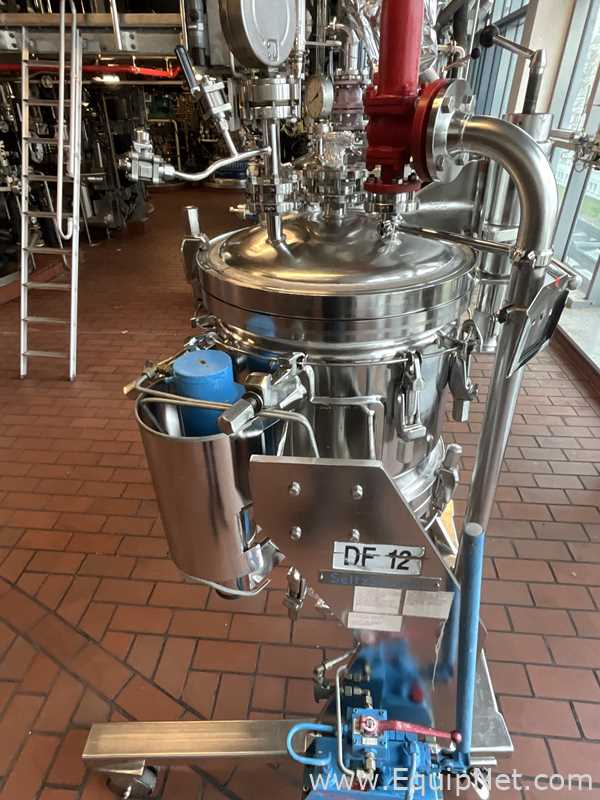 Seitz Schenk GmbH ESF600/125 125 Litre Hastelloy Mobile Vacuum Rated Jacketed Filter Vessel