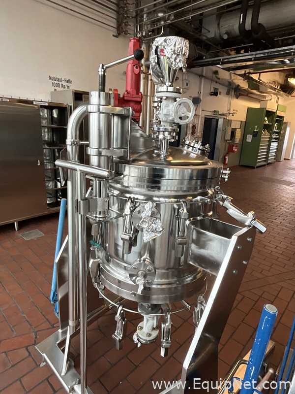 Seitz Schenk GmbH ESF600/125 125 Litre Hastelloy Mobile Vacuum Rated Jacketed Filter Vessel