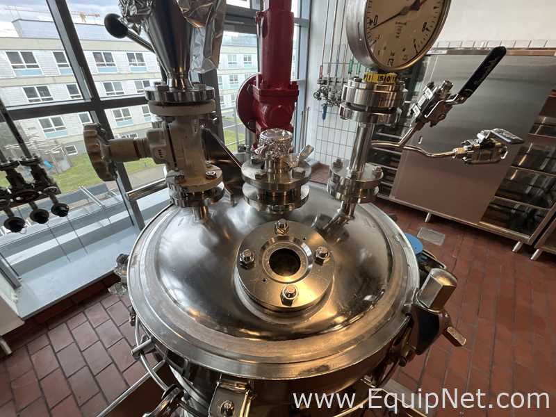 Seitz Schenk GmbH ESF600/125 125 Litre Hastelloy Mobile Vacuum Rated Jacketed Filter Vessel
