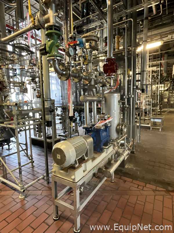 Siemens 2BE11510ZY8-2 Liquuid Ring Vacuum Pump and Condenser Skid