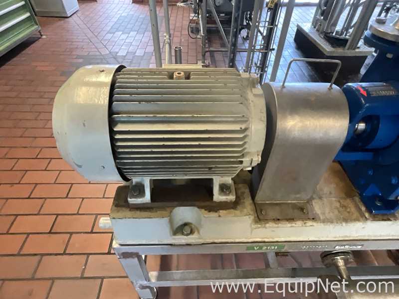 Siemens 2BE11510ZY8-2 Liquuid Ring Vacuum Pump and Condenser Skid