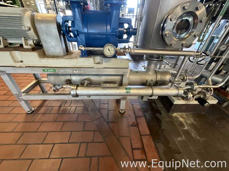 Siemens 2BE11510ZY8-2 Liquuid Ring Vacuum Pump and Condenser Skid