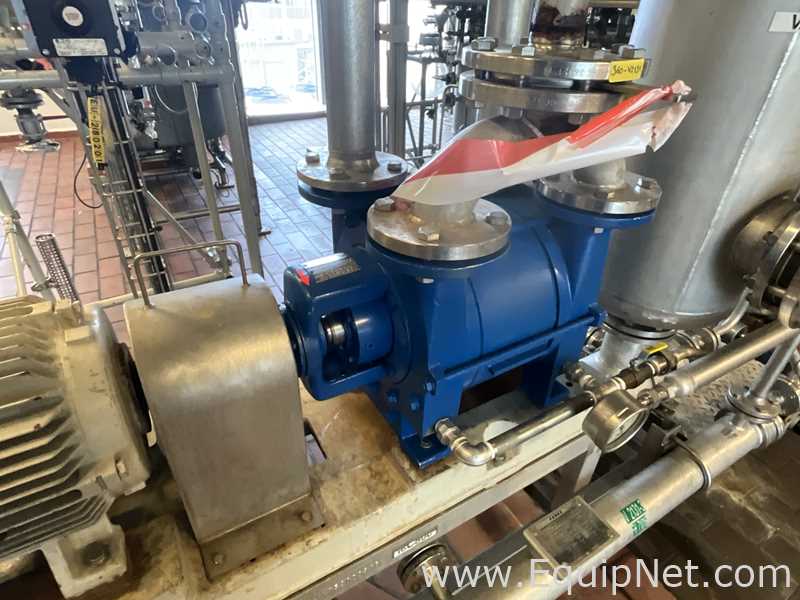 Siemens 2BE11510ZY8-2 Liquuid Ring Vacuum Pump and Condenser Skid
