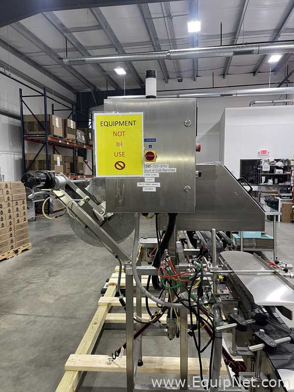 Marburg M-1250 GT2 Tamper Sleeve Applicator and Heat Shrink Tunnel