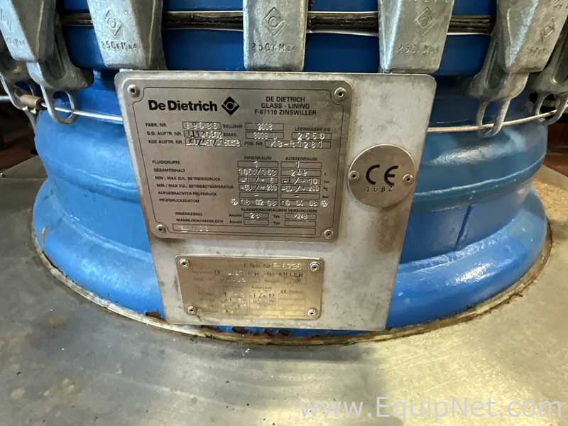 Reator De Dietrich Requisitos de Ar 1057 L.  1057 Litros