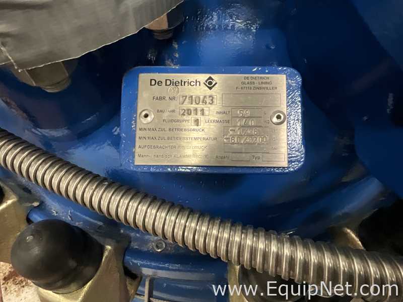 Reactor De Dietrich Requisitos de aire 268 L.  268 Litros