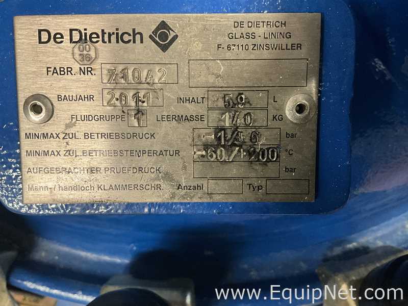 Reactor De Dietrich Requisitos de aire 268 L.  268 Litros