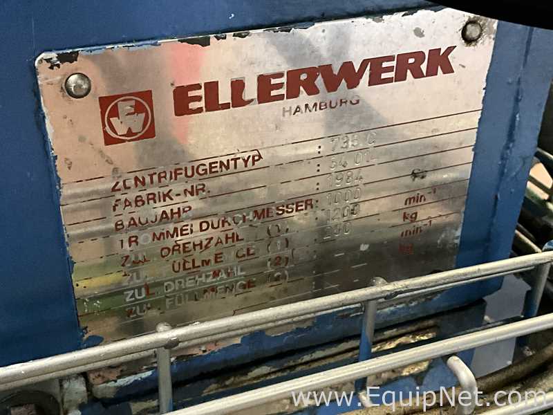 Centerslung/Centrífuga de Cesta Ellerwerk 735C